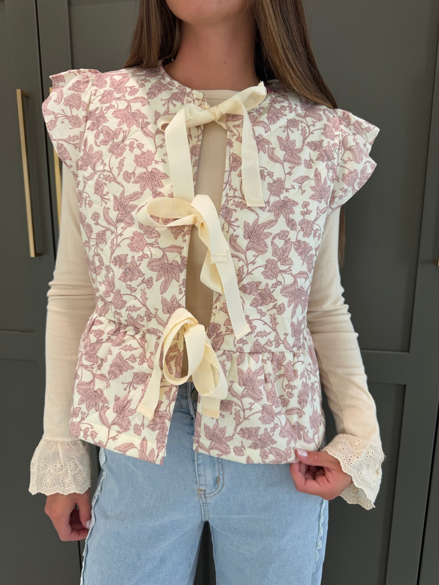 Ava Tie Front Vest