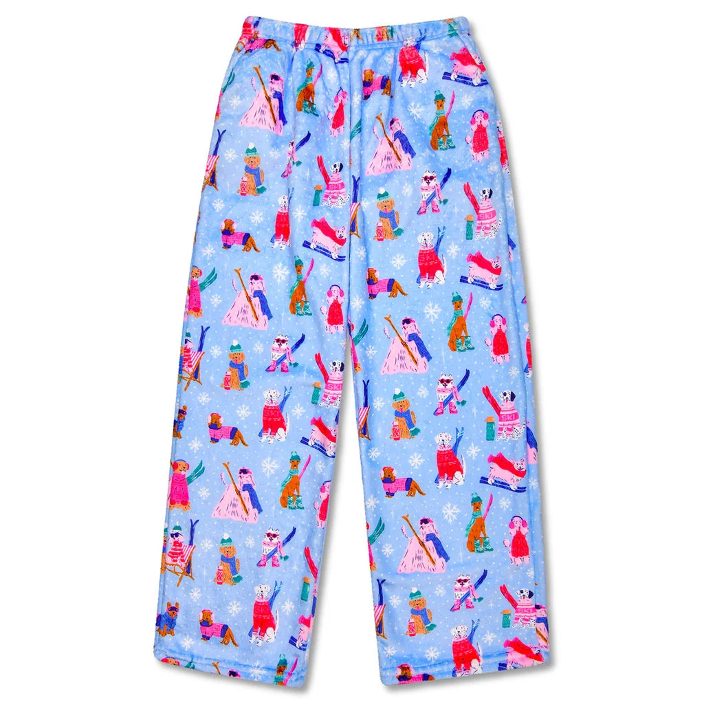 XS Ski Dogs Plush Pants
