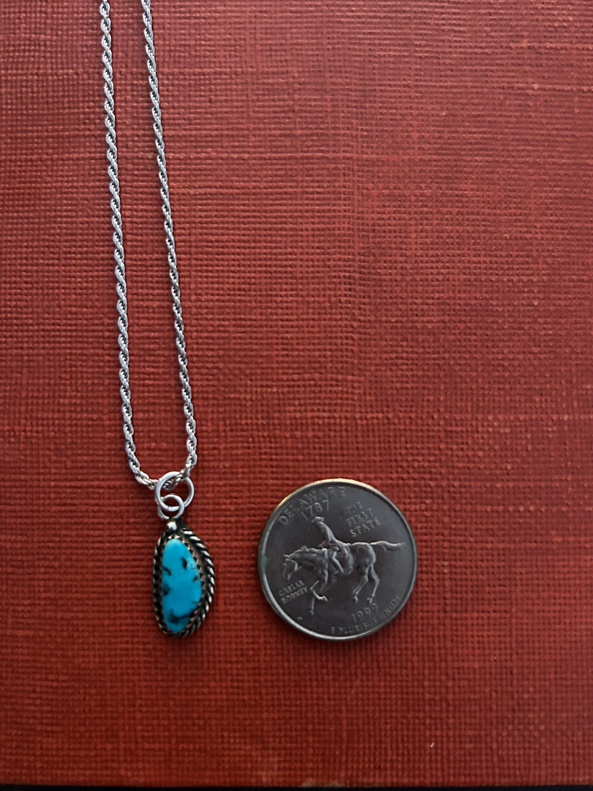 18” Vintage Kingman Turquoise Necklace - TGBJ