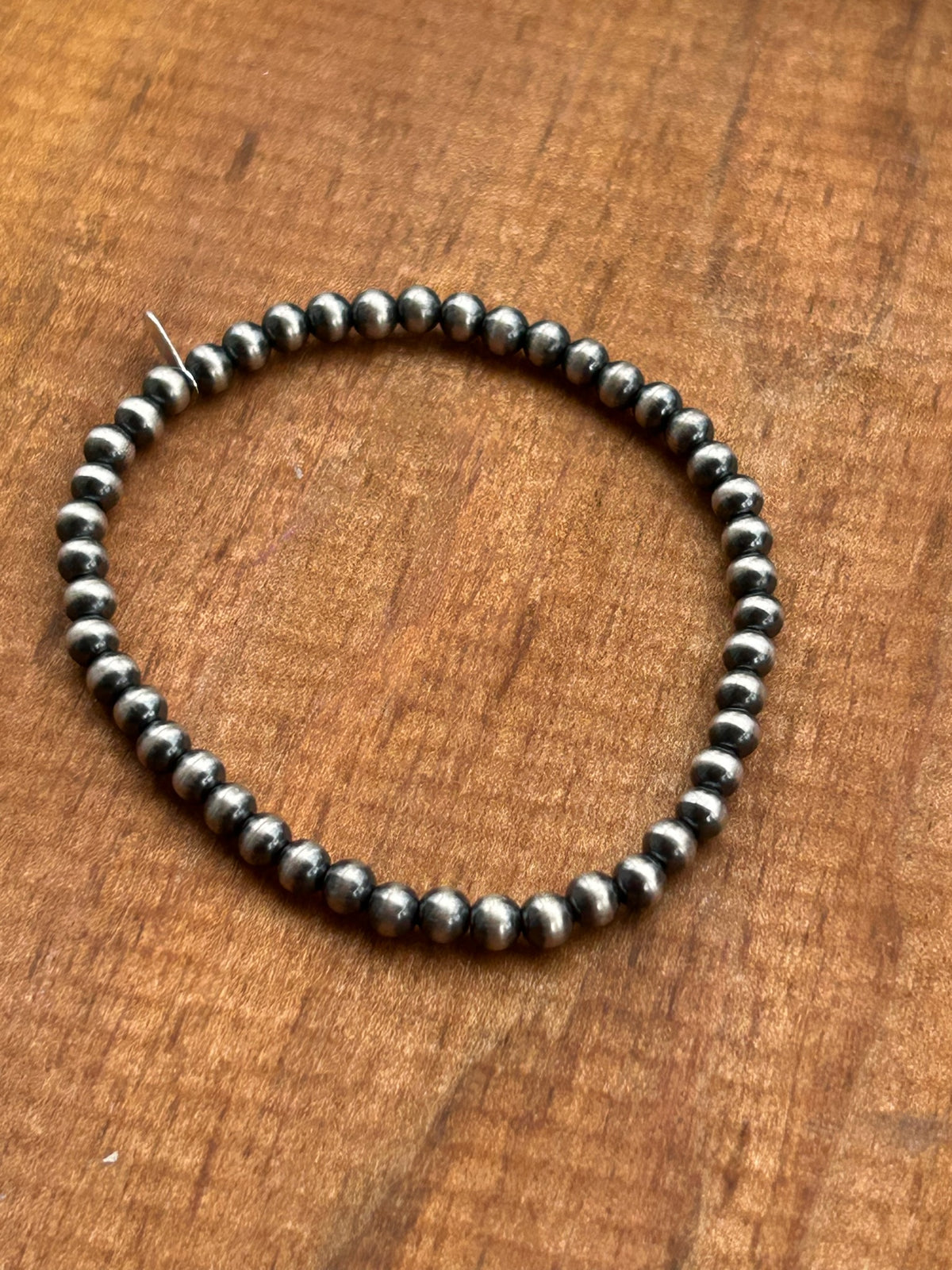 Sterling Silver Pearl Stretch Bracelet - TGBJ
