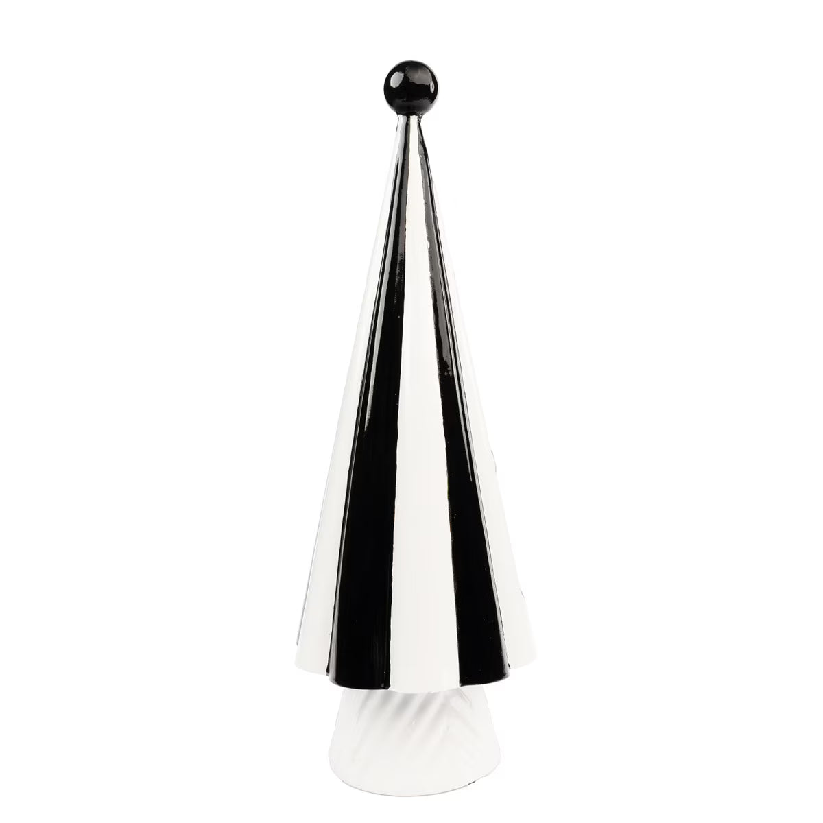 Black & White Standing Tree Finial