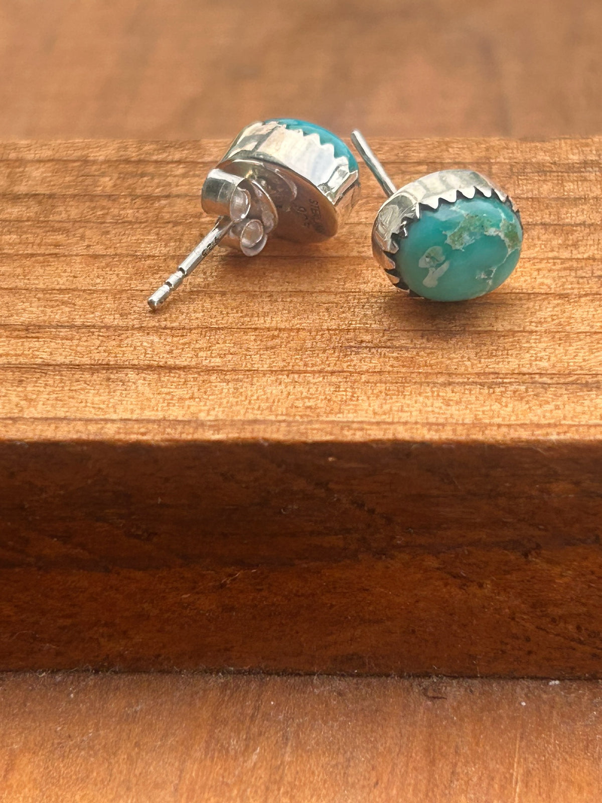 Golden Hills Turquoise Stud Earrings TGBJ