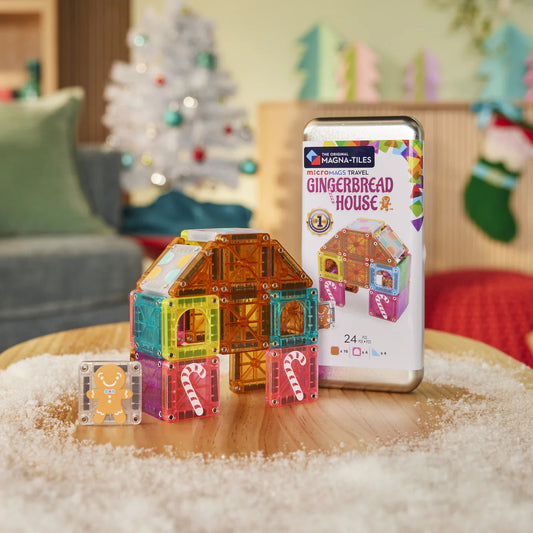 Magnatiles Travel Gingerbread House