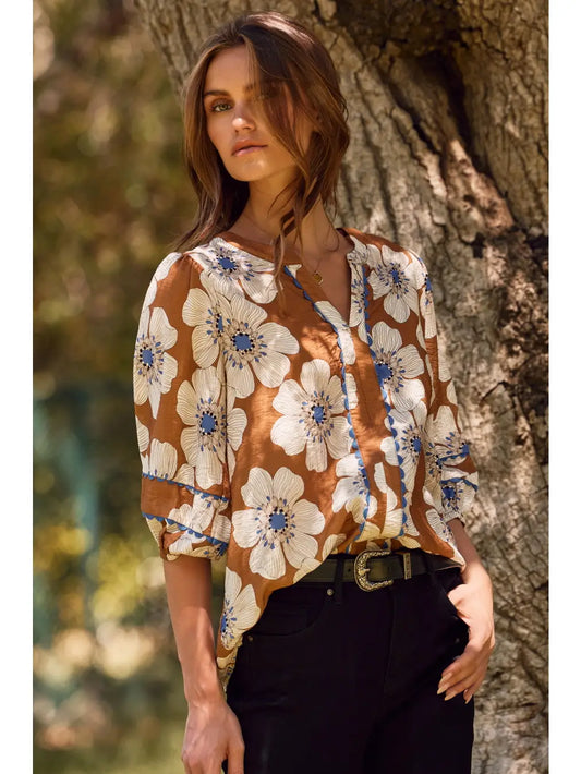 Floral Print Blouse