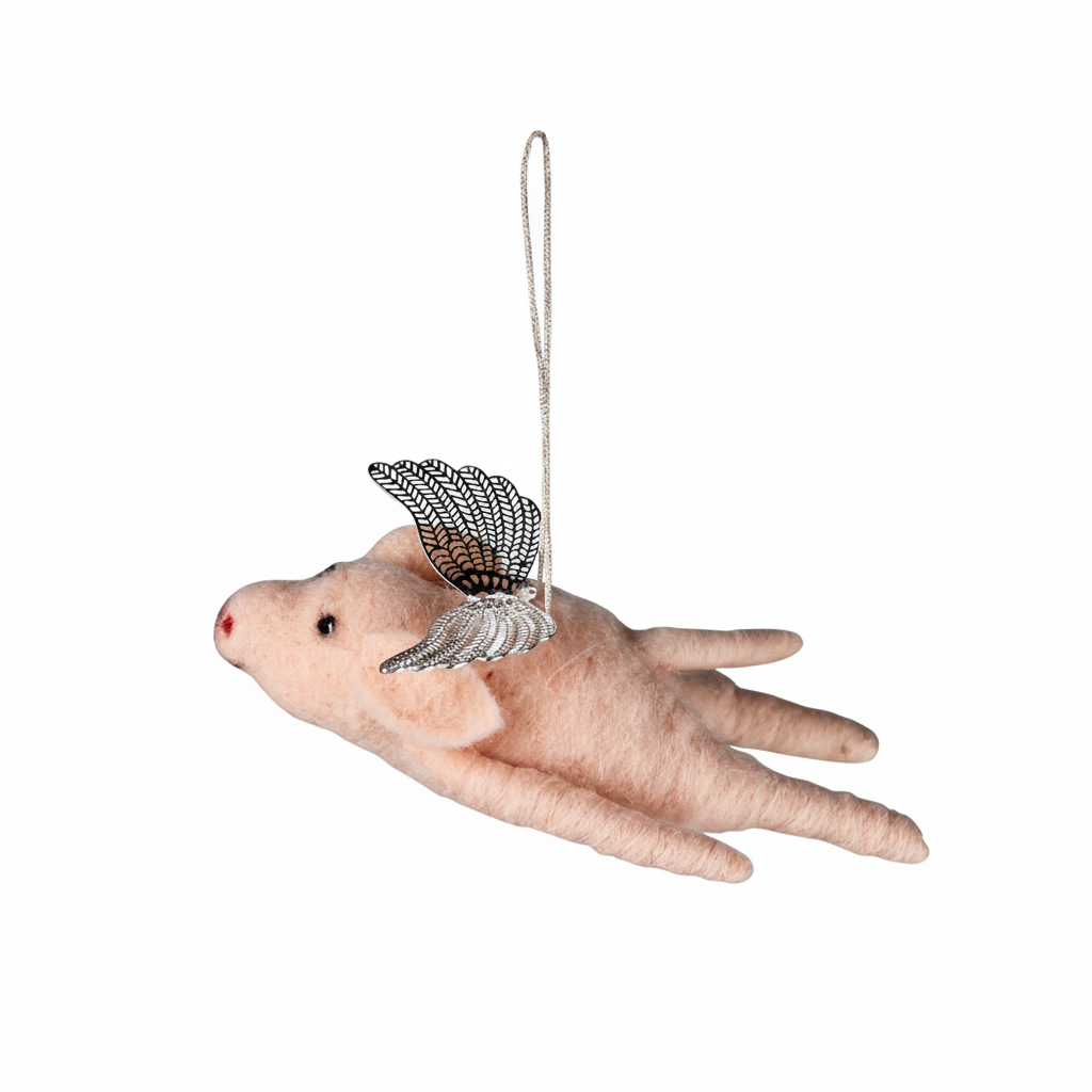 Flying Pig Ornament