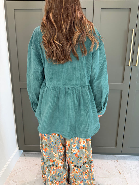 Teal Shacket-TGB