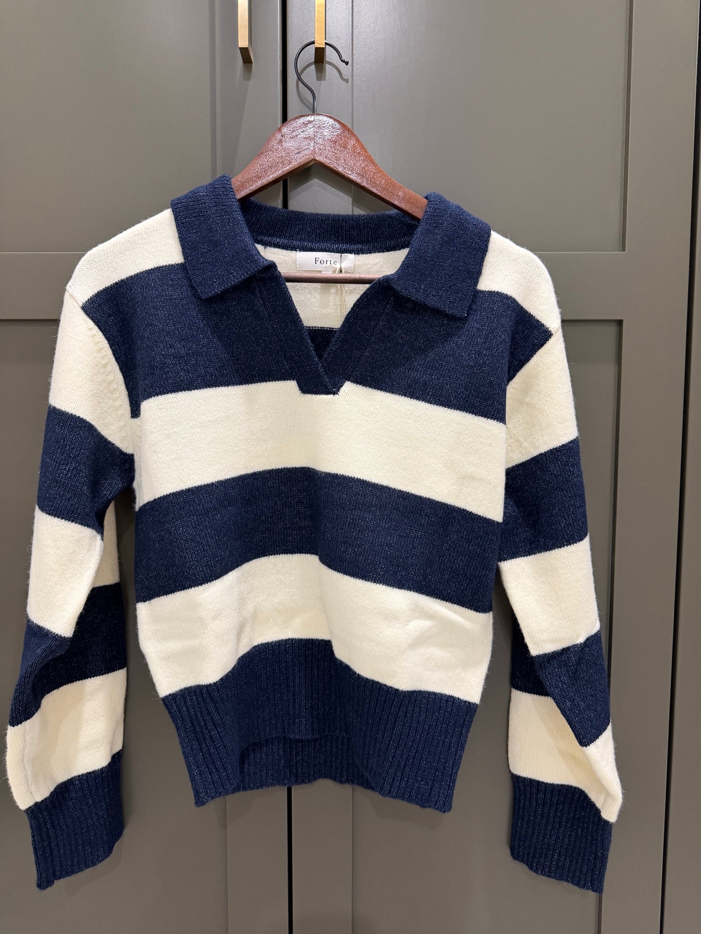 Varsity Polo Sweater-TGB