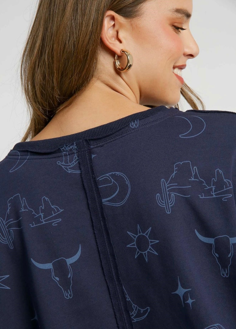 Desert Stars Sweatshirt- Retro Purpose