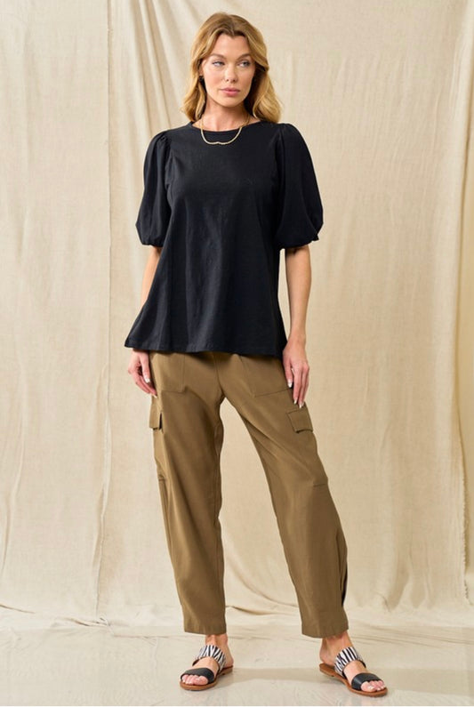 The Onyx Top- Retro Purpose