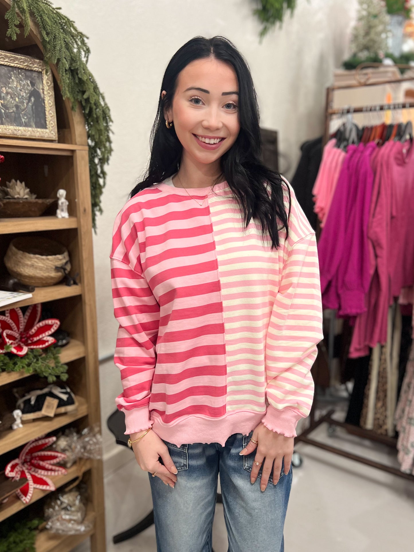 IMS Strawberry Stripes Top