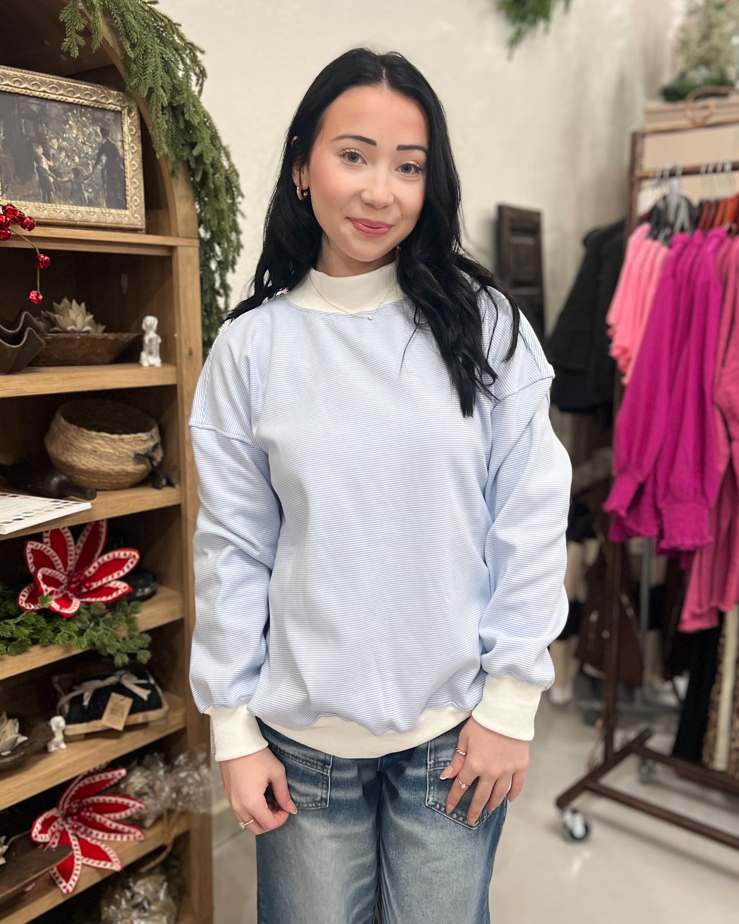 IMS Wendy Striped Sweatshirt