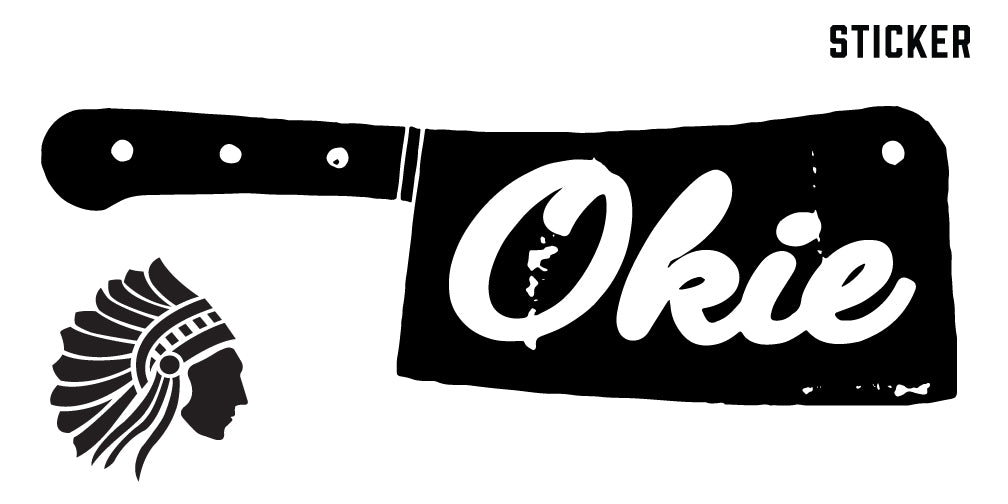 Okie Butcher Sticker