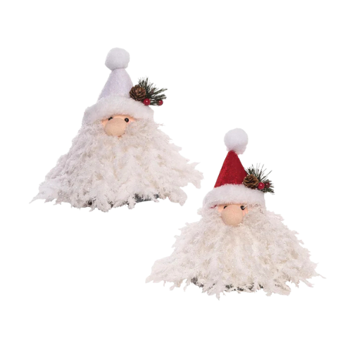 Cottage Santa Heads