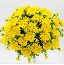 15.5" Mum Bush ( Assorted Colors )