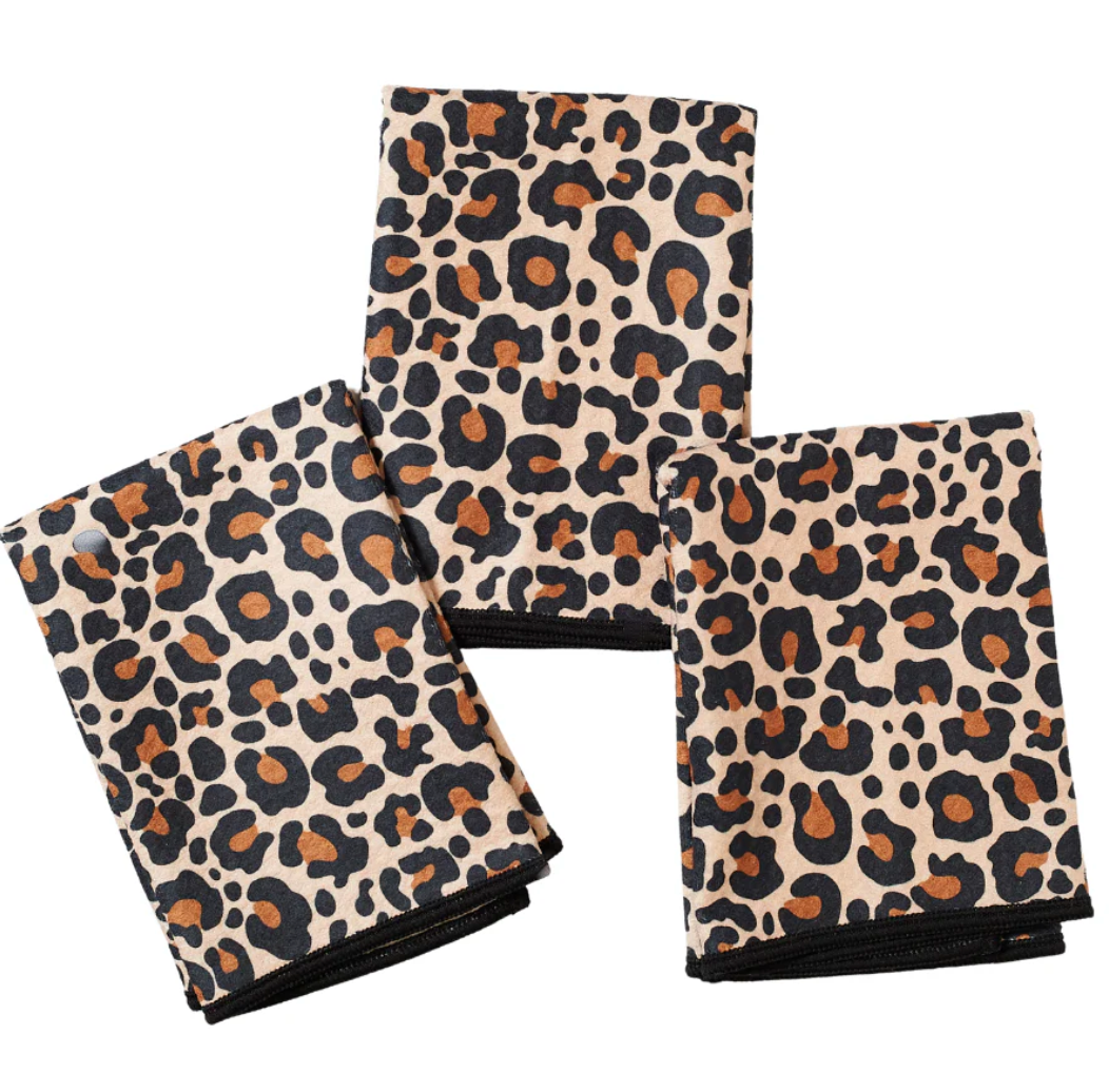 Mighty Mini Towel (Set of 3) ( Leopard )