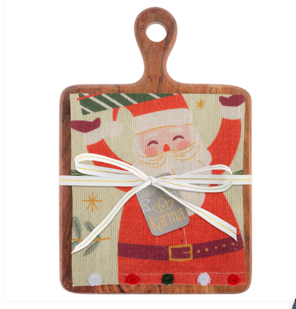 Don't Stop Believin Tea Towel with Cutting Board