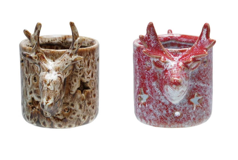 Stoneware Tealight/Votive Holder