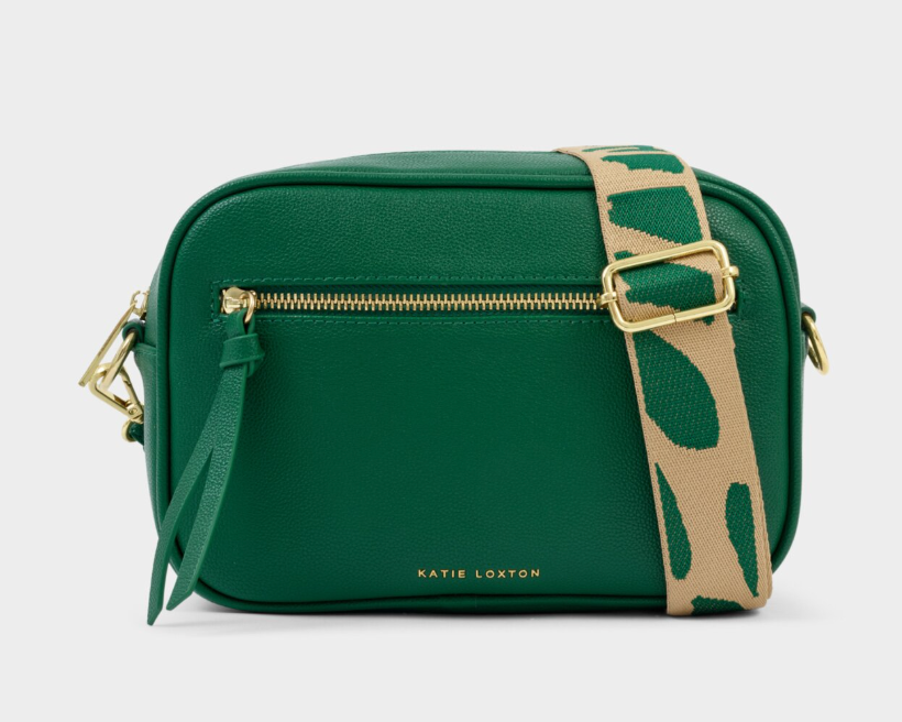 Hallie Crossbody Bag ( Emerald Green )