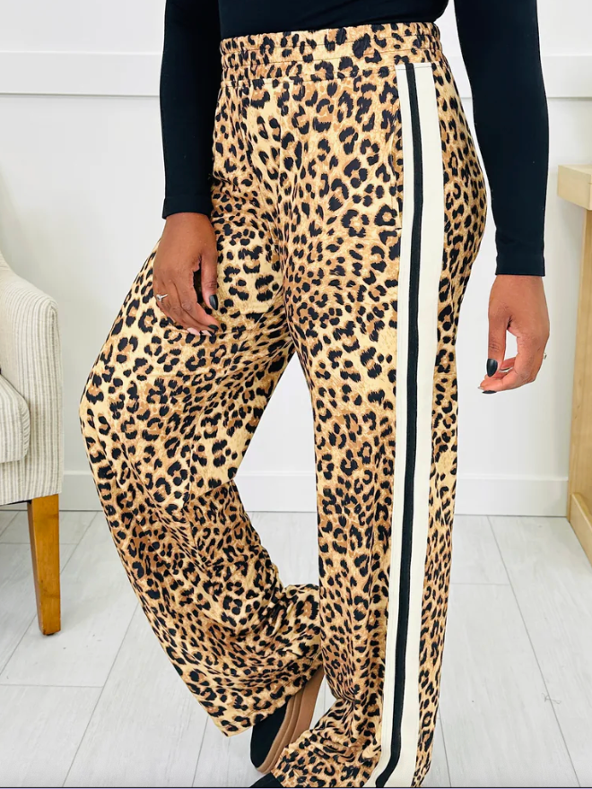 Leopard Print Butter Pants