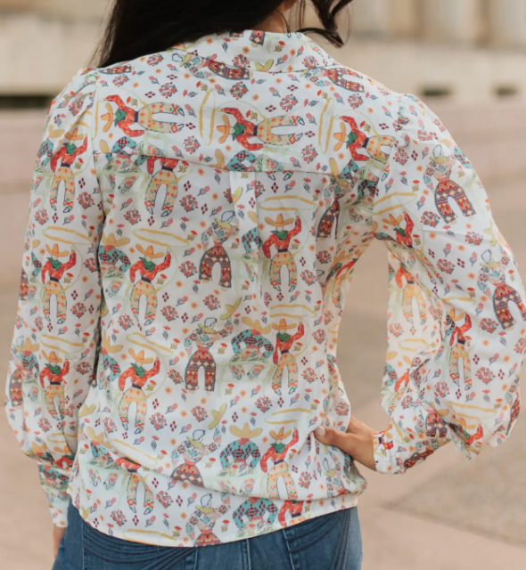 Roping Cowboy Shirt