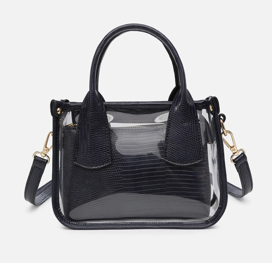 Jen & Co Stacey Clear Crossbody Bag