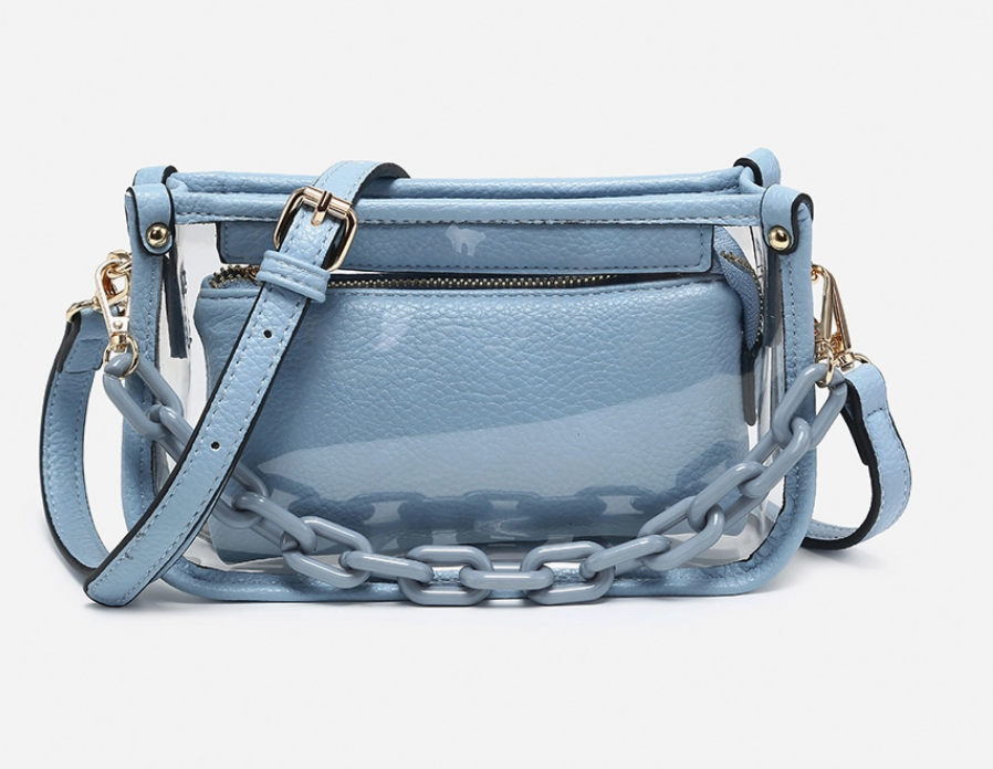 Jen & Co Powder Blue Crossbody Jessica