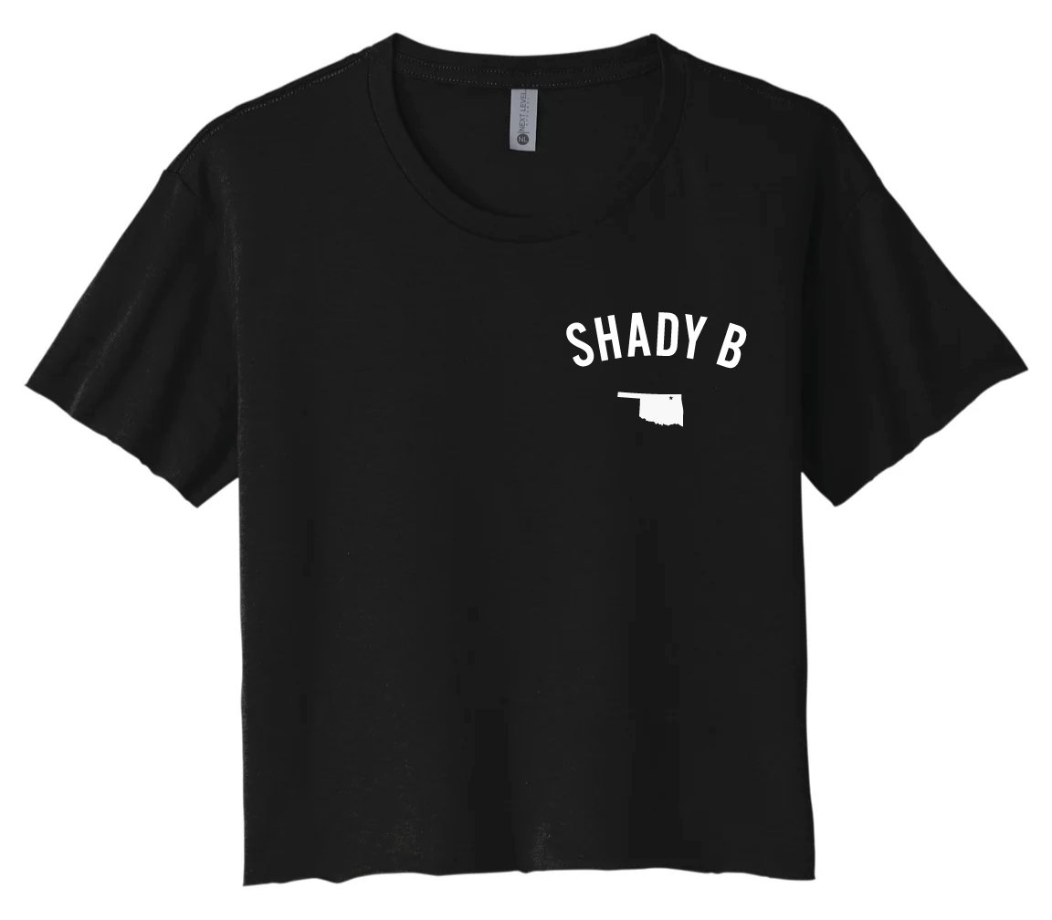 Shady B - Women's Festival Crop Tee