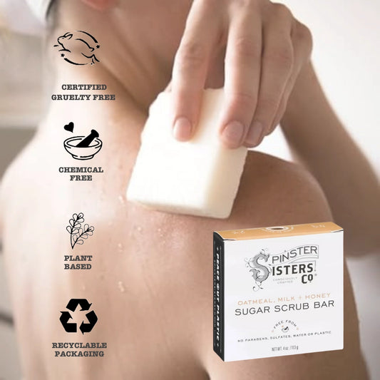 Oatmeal Milk & Honey Sugar Scrub Bar