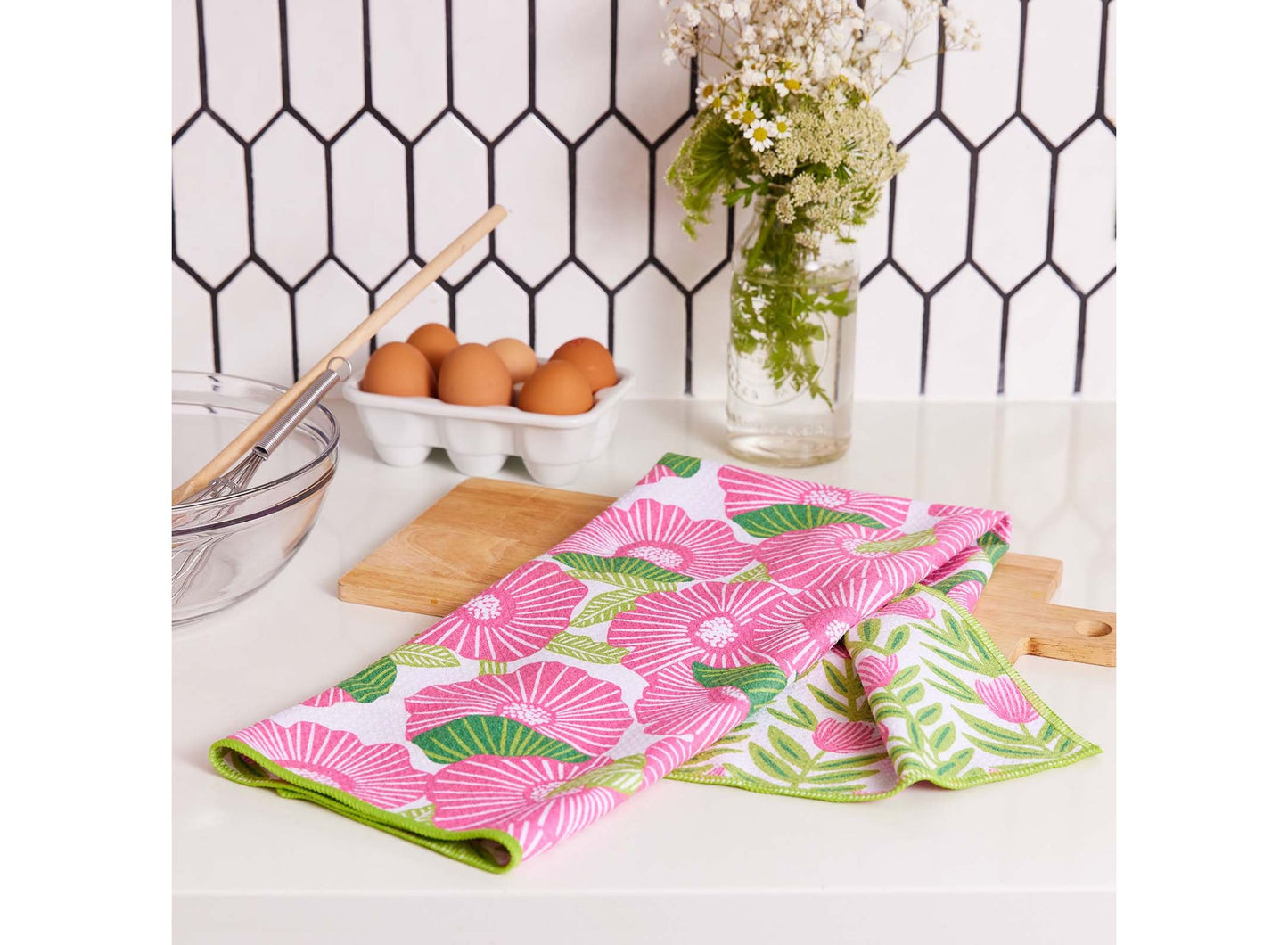 Eco Kitchen Tea Towel 18" x 30" ( Assorted )