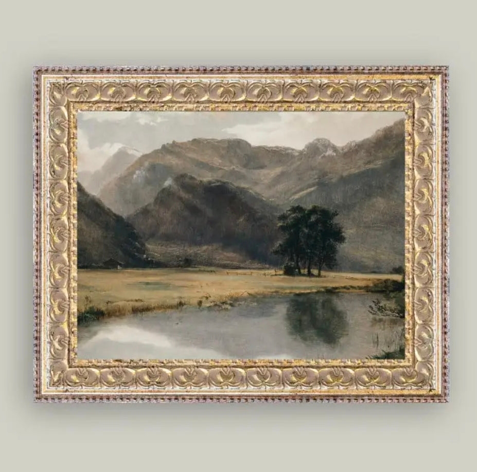 River Mountainscape Art IMS