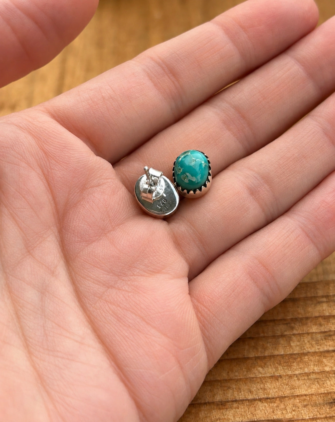 Golden Hills Turquoise Stud Earrings TGBJ