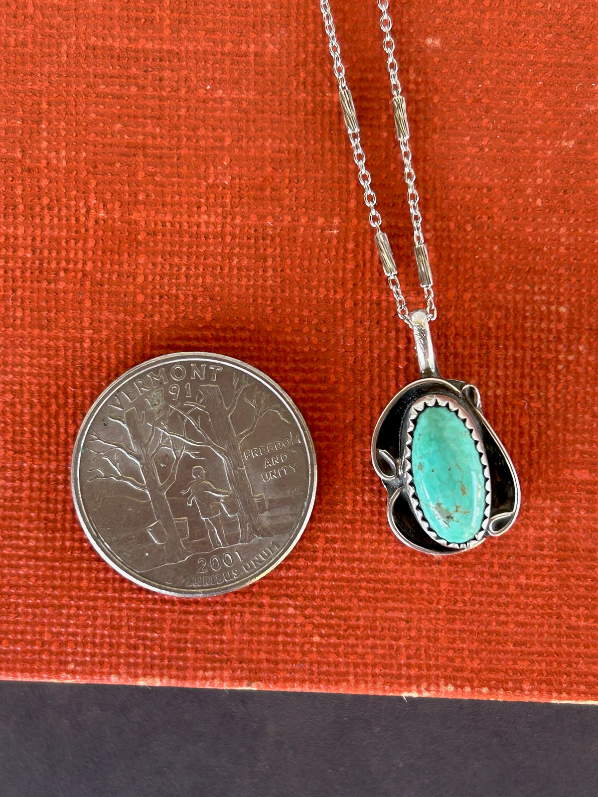 16” Vintage Turquoise Necklace - TGBJ