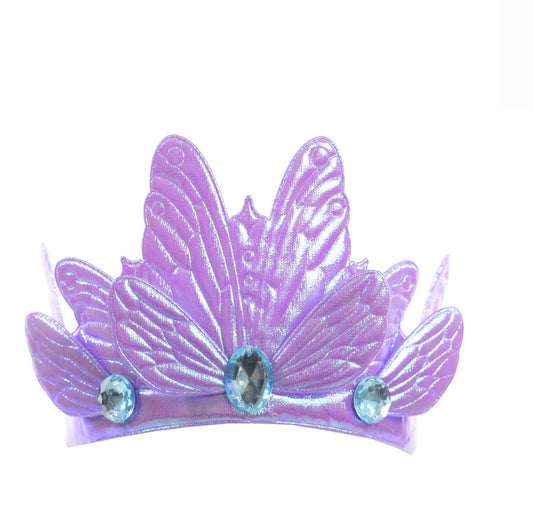 LA Purple Butterfly Fairy Soft Crown