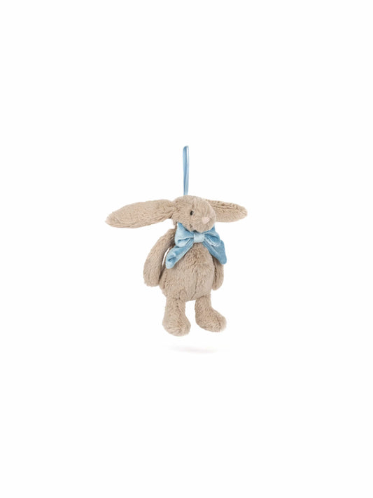 JC Bashful Bunny Beige Ornament