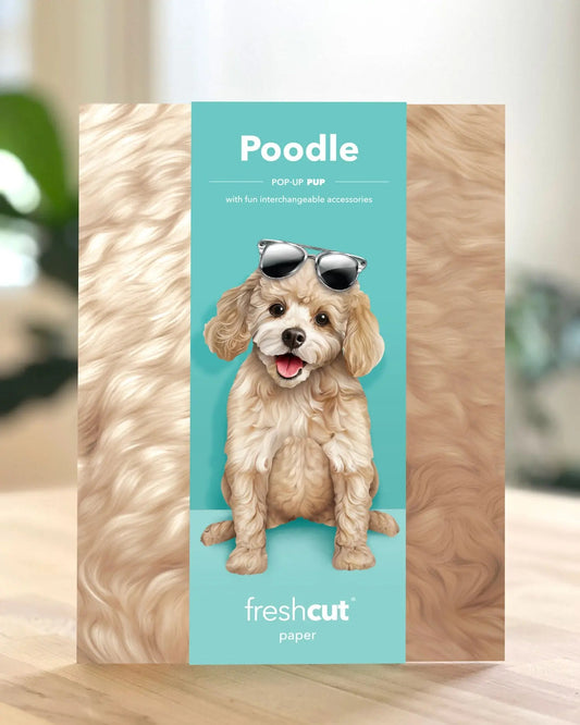 Poodle Pop-Up Card