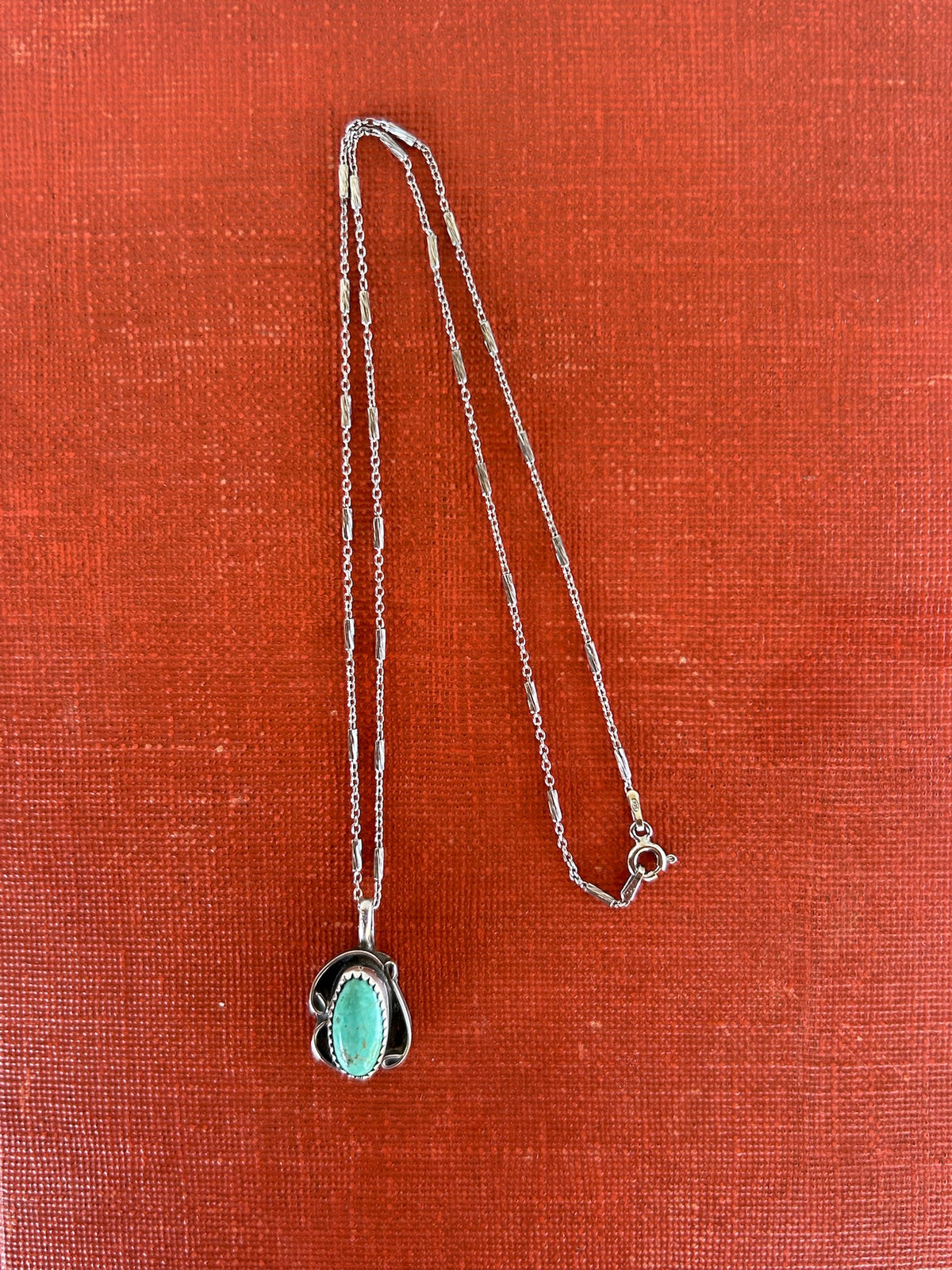 16” Vintage Turquoise Necklace - TGBJ