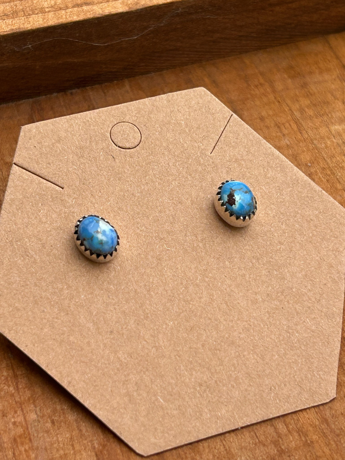 Golden Hills Turquoise Stud Earrings TGBJ