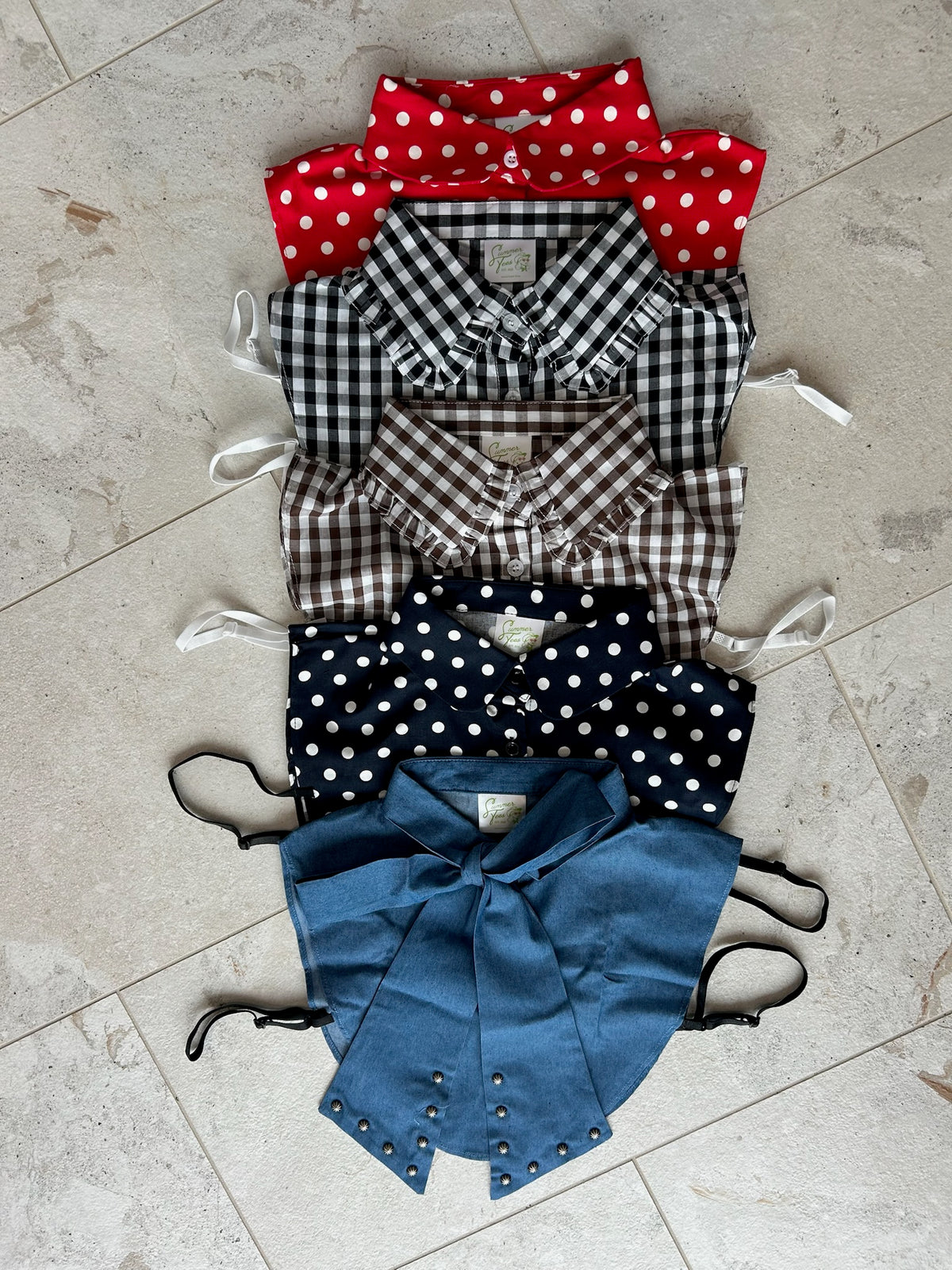 Black Gingham Collar - TGBJ