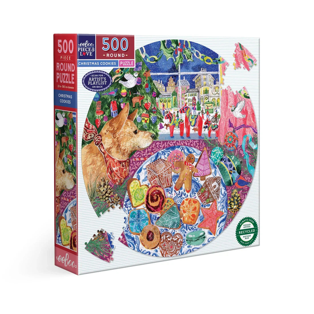 500 Piece Christmas Cookies Puzzle