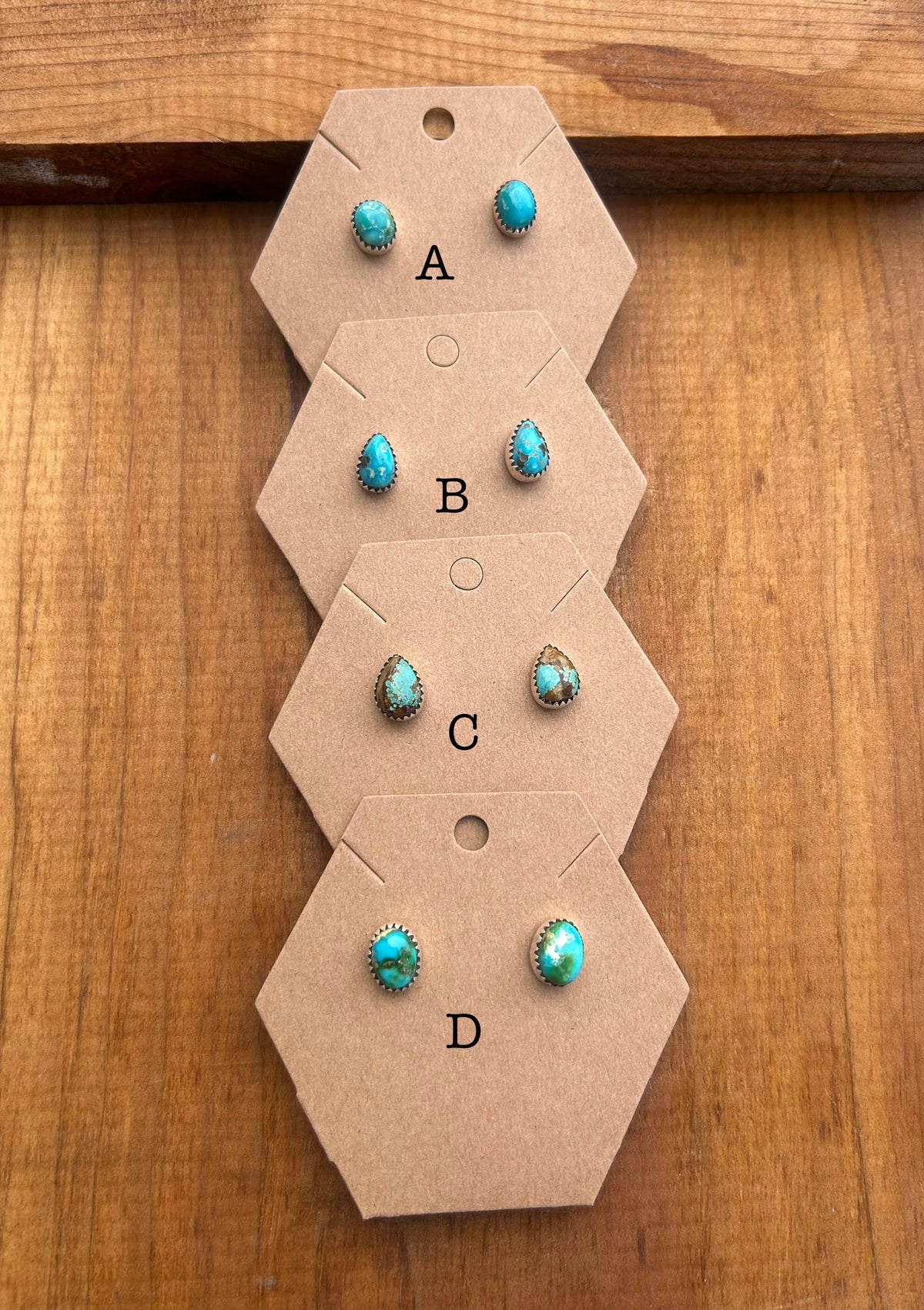Turquoise Stud Earrings - TGBJ