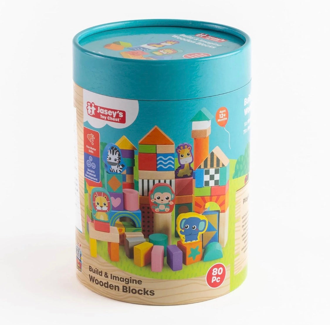 JTC Build and Imagine Wooden Blocks