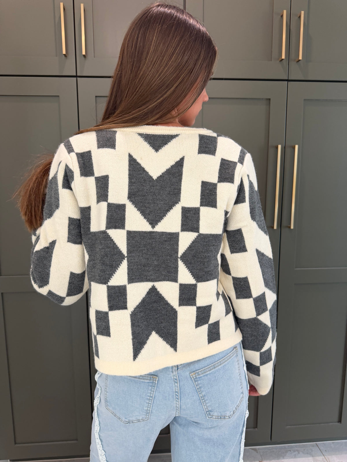 Quilted Ash Cardigan-TGB