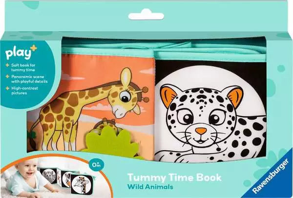 Tummy Time Book: Wild Animals