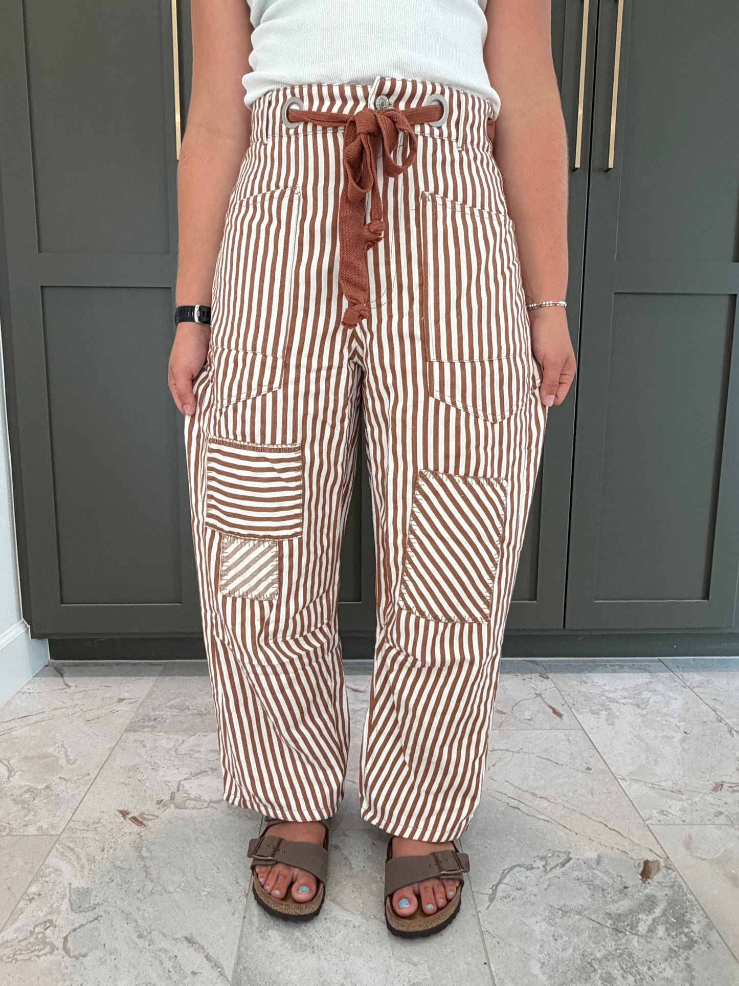 Caramel Stripe Pant-TGB