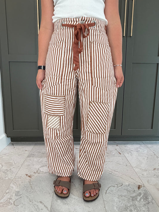 Caramel Stripe Pant-TGB