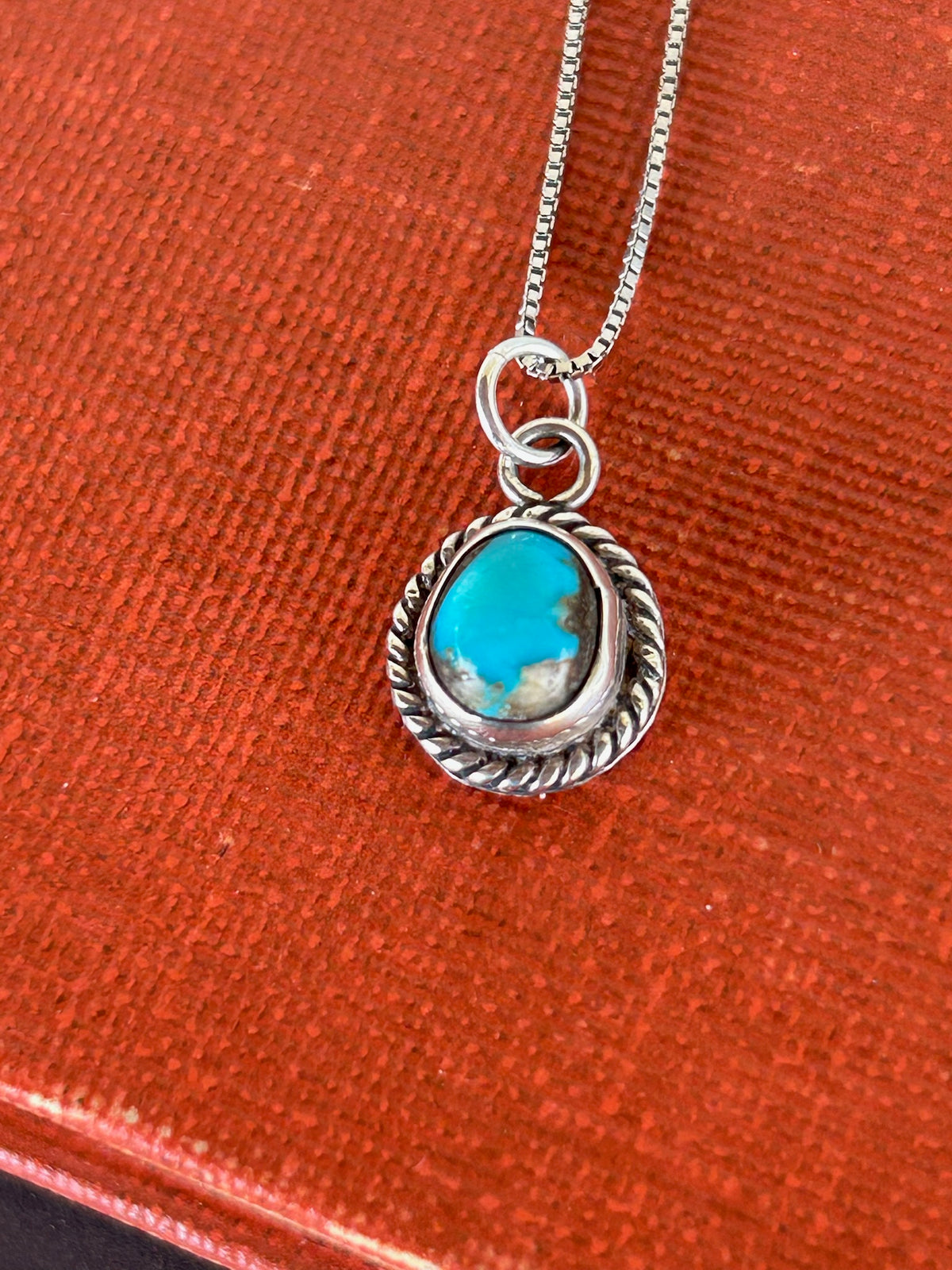 16” Vintage Round Turquoise Necklace - TGBJ