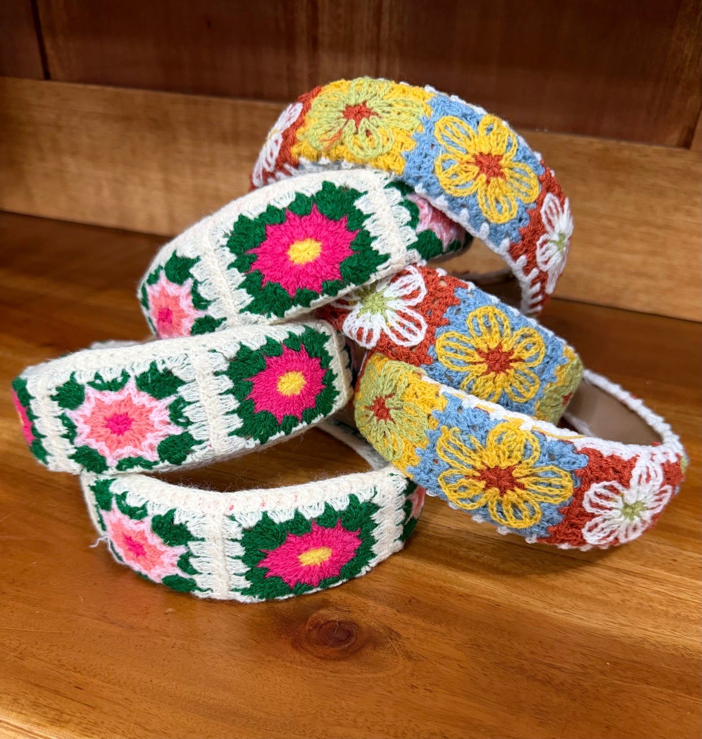 Flower Crochet Headbands-TGB