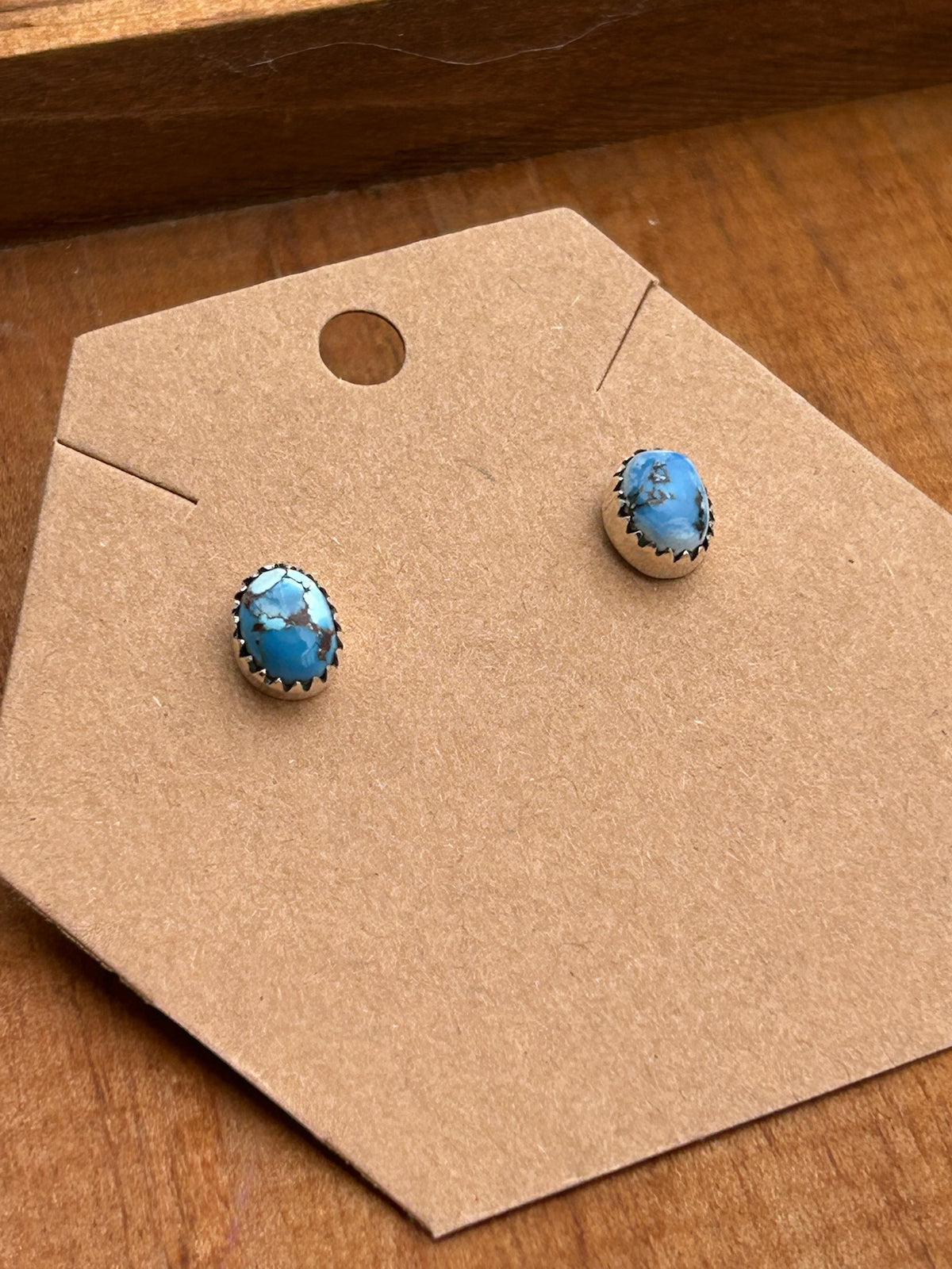 Golden Hills Turquoise Stud Earrings TGBJ