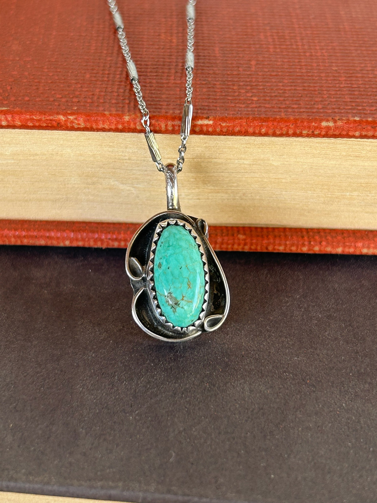 16” Vintage Turquoise Necklace - TGBJ