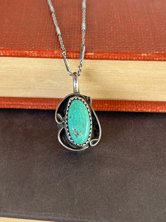 16” Vintage Turquoise Necklace - TGBJ